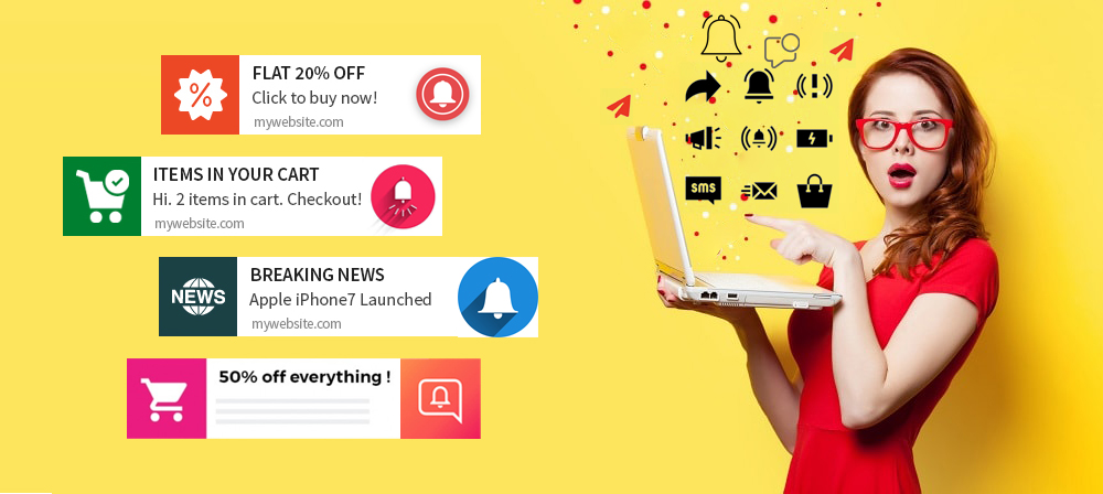 Web push notifications preview