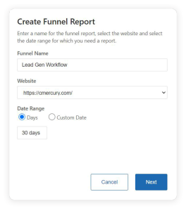 Email Retargeting - creating funnel