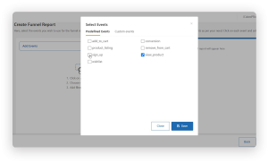 Email Retargeting - adding funnel events.